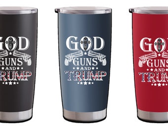 Trump 2024 Election Religious MAGA 20 oz Stainless Steel Insulated Drink Tumbler