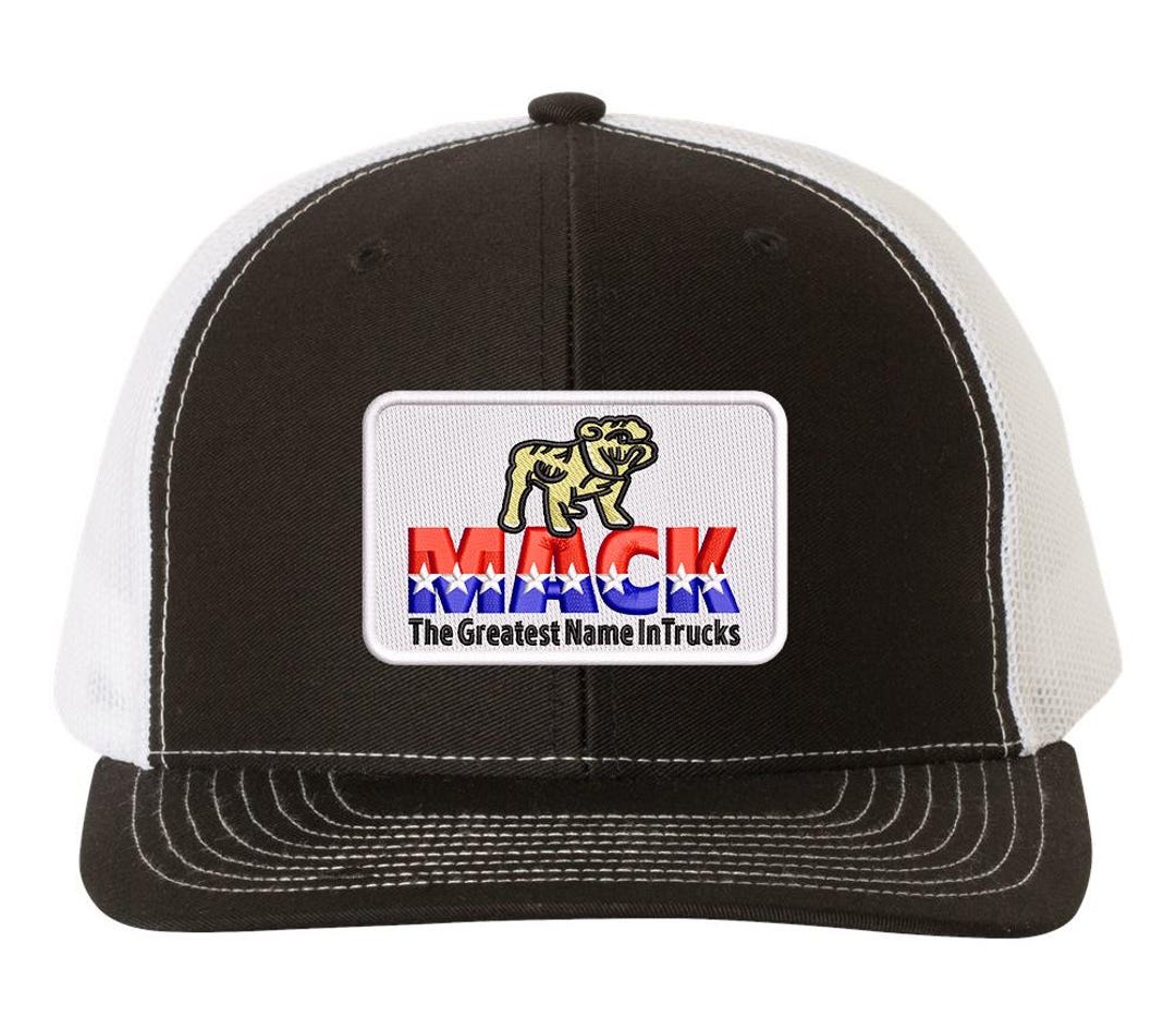Mack Truck Bulldog Embroidered Patch Richardson 112 Snapback  display picture 3