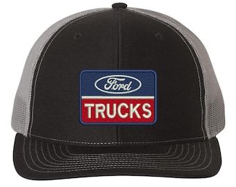 Ford Trucks Embroidered Patch Richardson 112 Snapback Trucker Hat