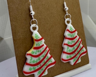 Christmas Cake Earrings