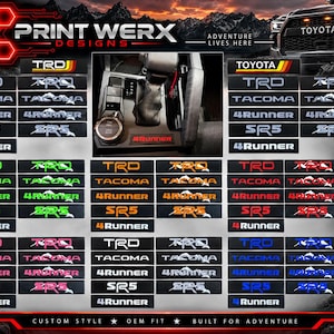 Poverty Switch - Button Cover for 2024-Present 4th gen Tacoma & 2025-Present 6th gen 4Runner (Multiple Colors and Variations)