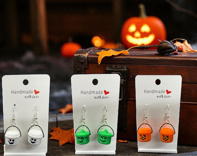 Classic Mini Halloween McDonald’s Bucket Earrings
