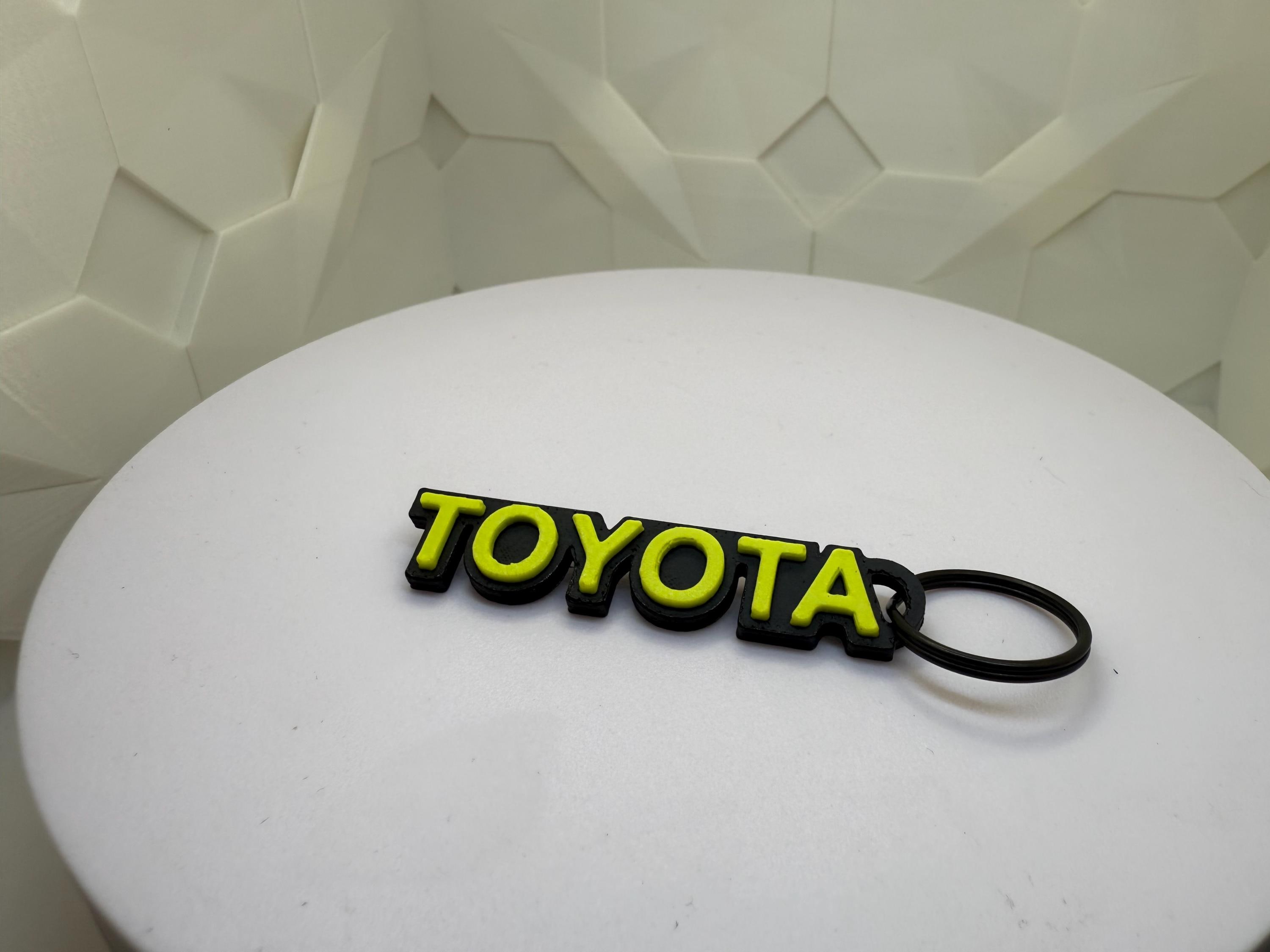 TOYOTA Keychain - Etsy