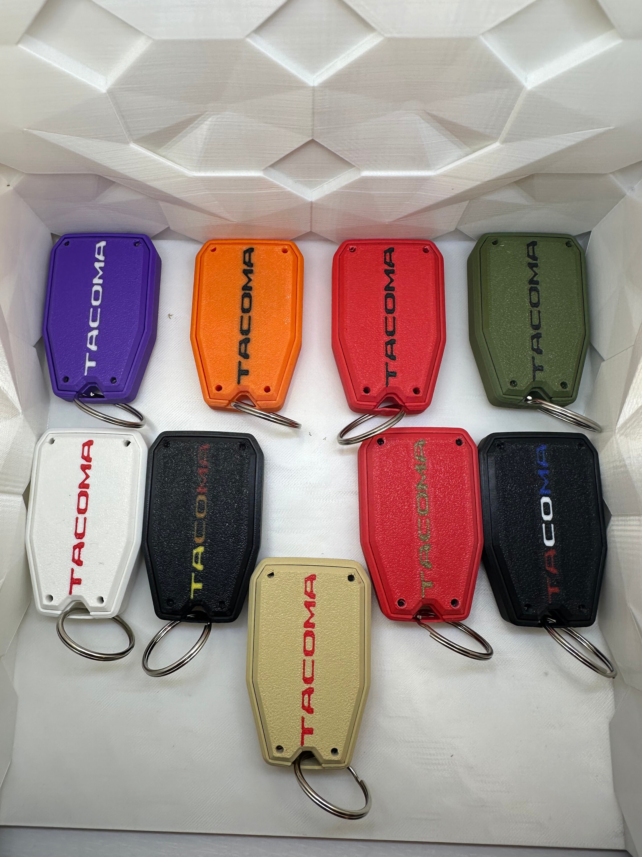 6pcs Fob Key Cover for 2004-2015 Toyota Senna Tacoma Tundra Sequoa