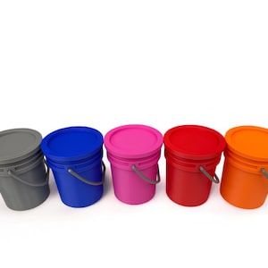 Mini 5-Gallon Bucket with Lid