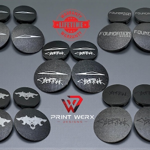 Calotas centrais para rodas Tesla Cybertruck – Jogo com 4 | Tampas de porcas opcionais | Garantia vitalícia