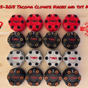 2005～2015年式 タコマ クライメートノブと4x4ノブ（複数色）