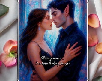 Acotar stained glass kindle inserts, Acotar quote kindle printable insert, SJM universe, Feyre and Rhysand Kindle case insert paperwhite