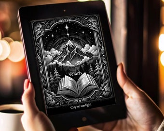 Kindle lock screen acotar, Kindle screen cover, Acotar Velaris, Acotar gifts, Sarah J Maas, Digital download