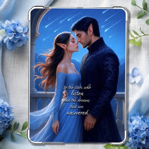 Insert pour Kindle Acotar, Feyre et Rhysand, insert pour étui kindle paperwhite, Inserts Kindle, Citation Acotar, Univers SJM, La cité des étoiles