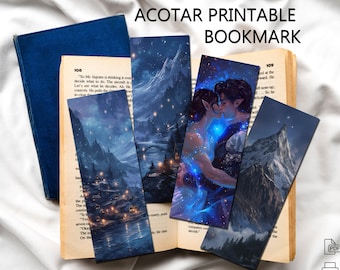 Acotar gifts, Printable bookmark, acotar merch, acotar book mark, Sarah J Maas, Book lover gift, Digital download