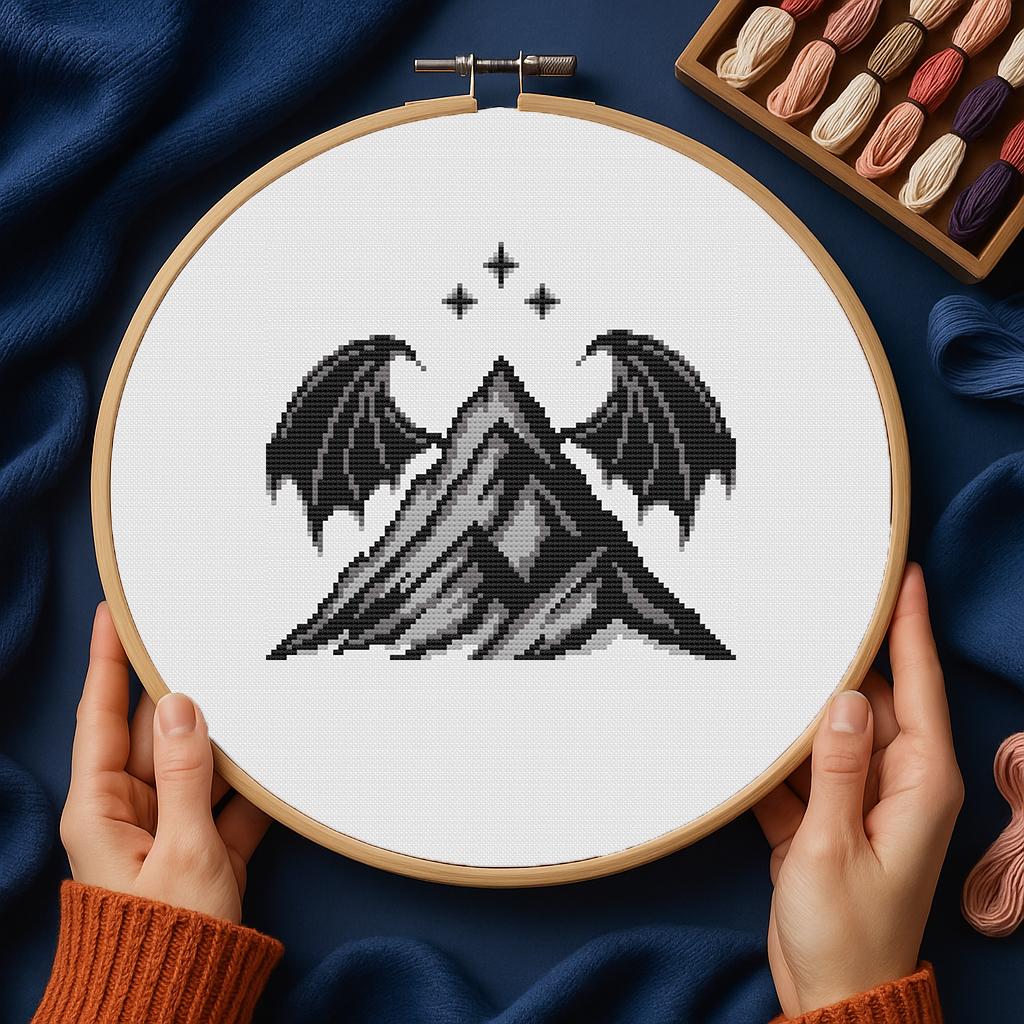 ❤️専用❤️ラゲッチマーク アコタール クロスステッチ、ラミエル山、アコタール刺繍、ベラリス