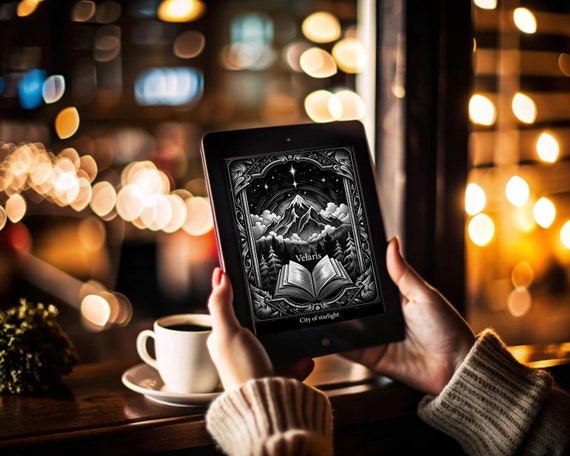 Kindle lock screen acotar, Kindle screen cover, Acotar Velaris, Acotar gifts, Sarah J Maas, Digital download