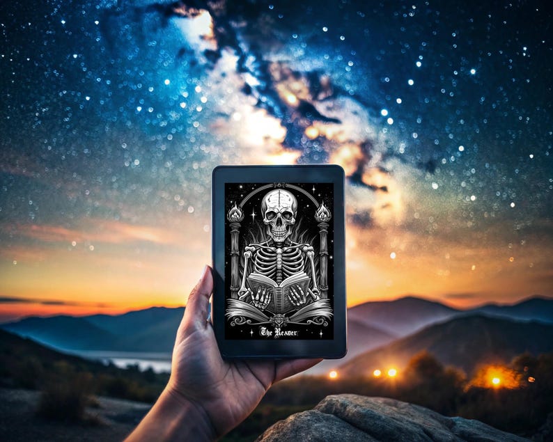 Kindle Lock Screen Tarot, Tarot Card the Reader, Kindle Screen Cover