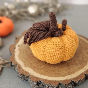 Crochet Pumpkin: Handmade Amigurumi Fall Decor, Thanksgiving Centerpiece