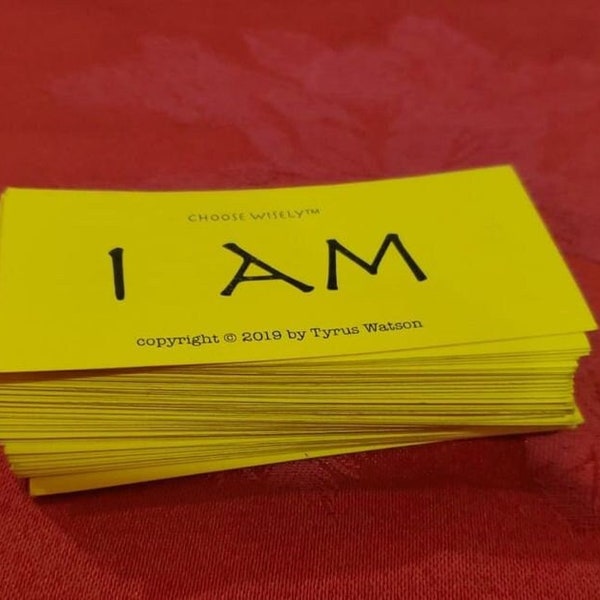 I Am, Daily Affirmation | social interaction play | positive memory stimulation | perfect for baby shower wedding Christmas dates ptsd |