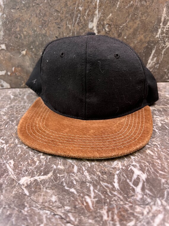 1990s swatch snapback one size fits all black hat… - image 3