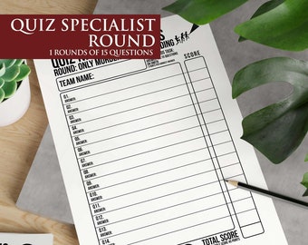 Print & Play Quiz Night Games -  Specialist Round  - Only Murders in the Building - Questions and Answers, Fun, Games Night, OMITB, Download