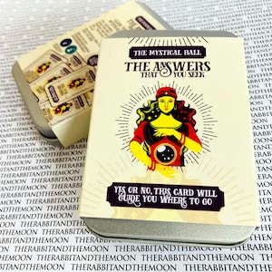Le jeu de balle mystique - Boule de cristal, Magic 8 Ball, Diseuse de bonne aventure, Cartes Oracle, Cartes divinatoires, Cartes guidance, Lecture, Zolthan, Grande