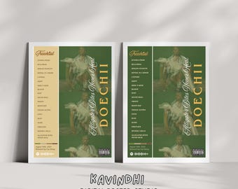 Doechii Album Poster, Alligator Bites Never Heal, Doechii Room Poster, Denial Is A River Poster, Doechii rapper Poster