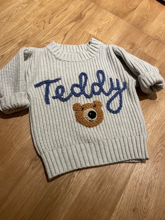 Personalised embroidered jumper hotsell