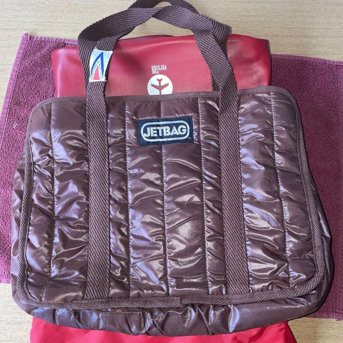 Vintage Two Women's Bag Lot With a Transversion Tote and a Jet Bag ...
