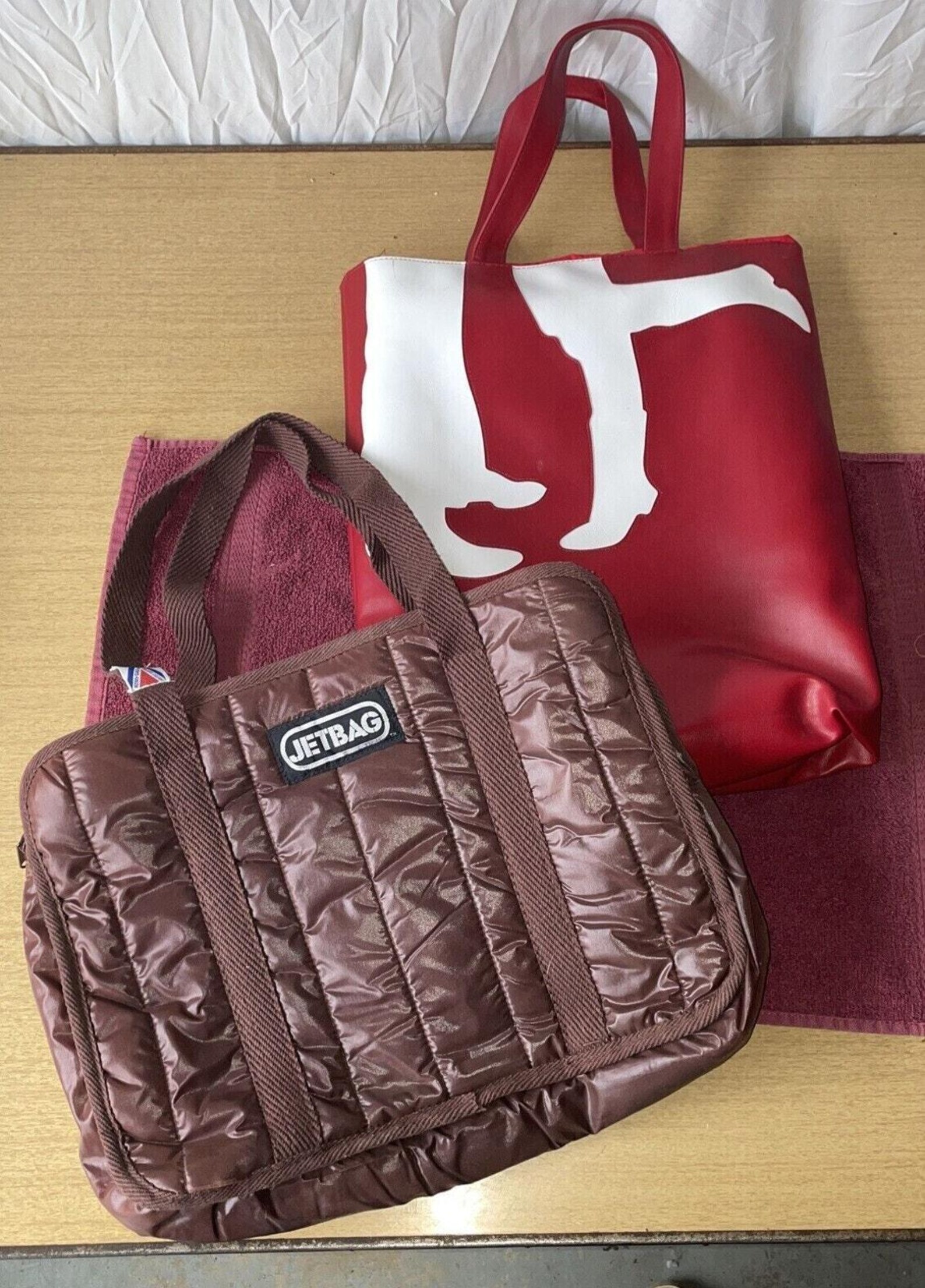 Vintage Two Women's Bag Lot With a Transversion Tote and a Jet Bag ...