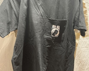 Vintage JERZEES POW-MIA T-Shirt Rare “I Survived The Memorial Day Bash” Medium