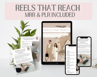 Unlock Your Reel Potential: Instagram Reel Guide with MRR & PLR included! Start earning today!