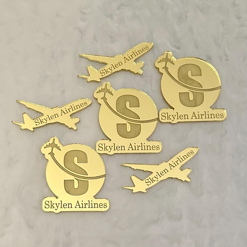 Baby Airline Theme Baby Shower | Airline Theme Cupcake Treat Toppers | Cloud Nine | Travel Destination Cake | Airline Express Cupcakes afbeelding 1
