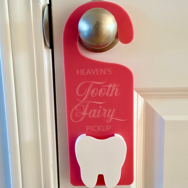 Tooth Fairy Door Hanger | Custom | Personalized