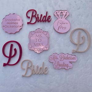 Bridal Shower Cupcake Toppers