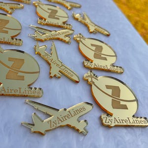 Baby Airline Theme Baby Shower | Airline Theme Cupcake Treat Toppers | Cloud Nine | Travel Destination Cake | Airline Express Cupcakes afbeelding 5