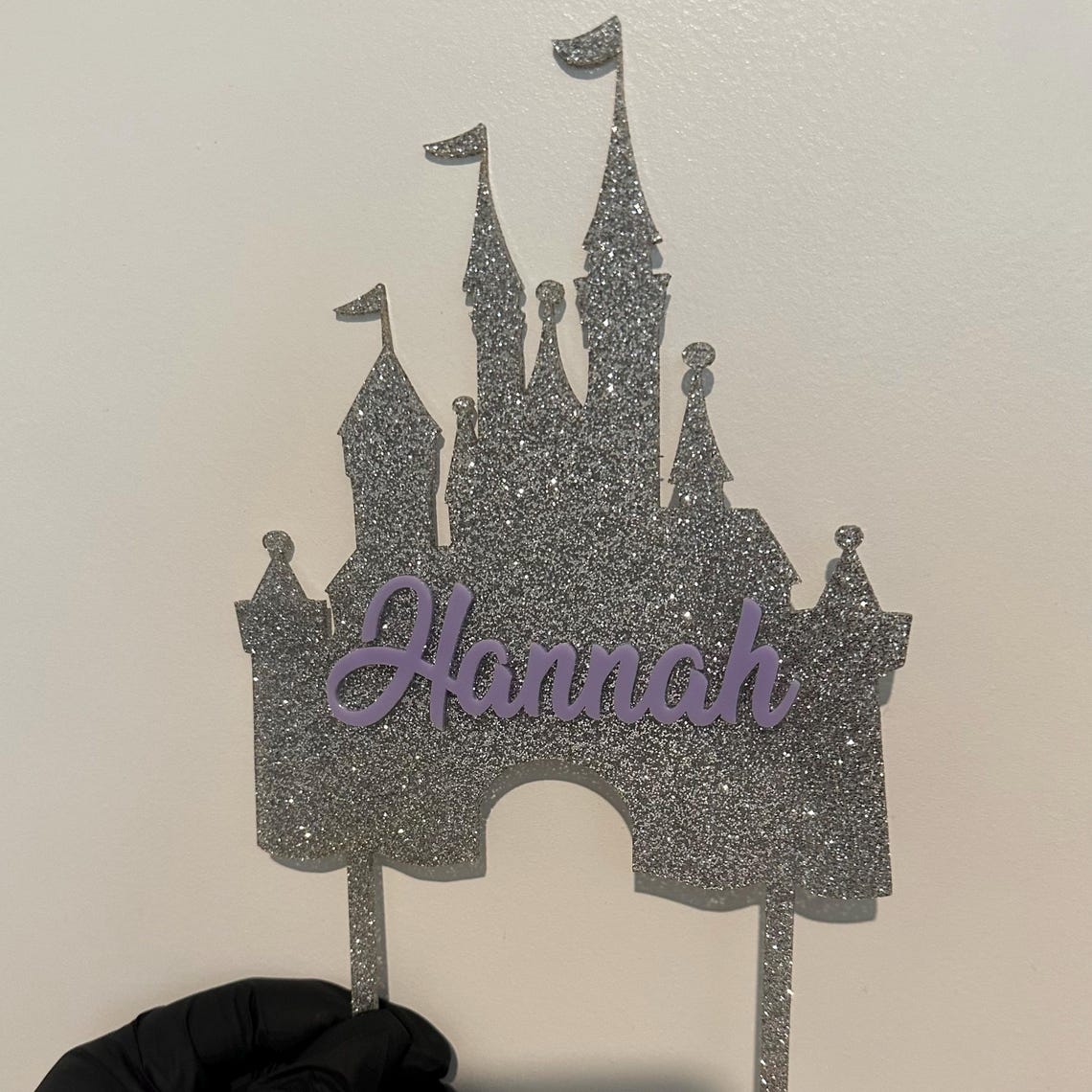Princess Castle Cake Topper | Princess Castle With Name Toppers ...