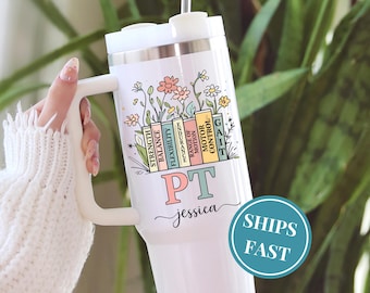 Personalized Physical Therapy 40oz Tumbler Custom Physical Therapy Gifts For Physical Therapist DPT graduation Gift Physical Therapy Tumbler