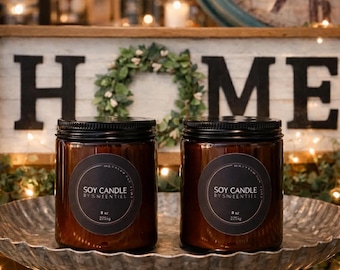 Refined By Fire Wood-lontkaarsen 8oz.