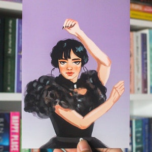 Wednesday Addams Fan Art Original Print