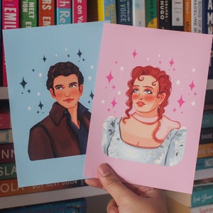 Bridgerton Penelope and Colin Fan Art Original Art Print