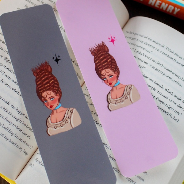 Lisa Frankenstein Fan Art Laminated Bookmark, Kawaii Bookmark