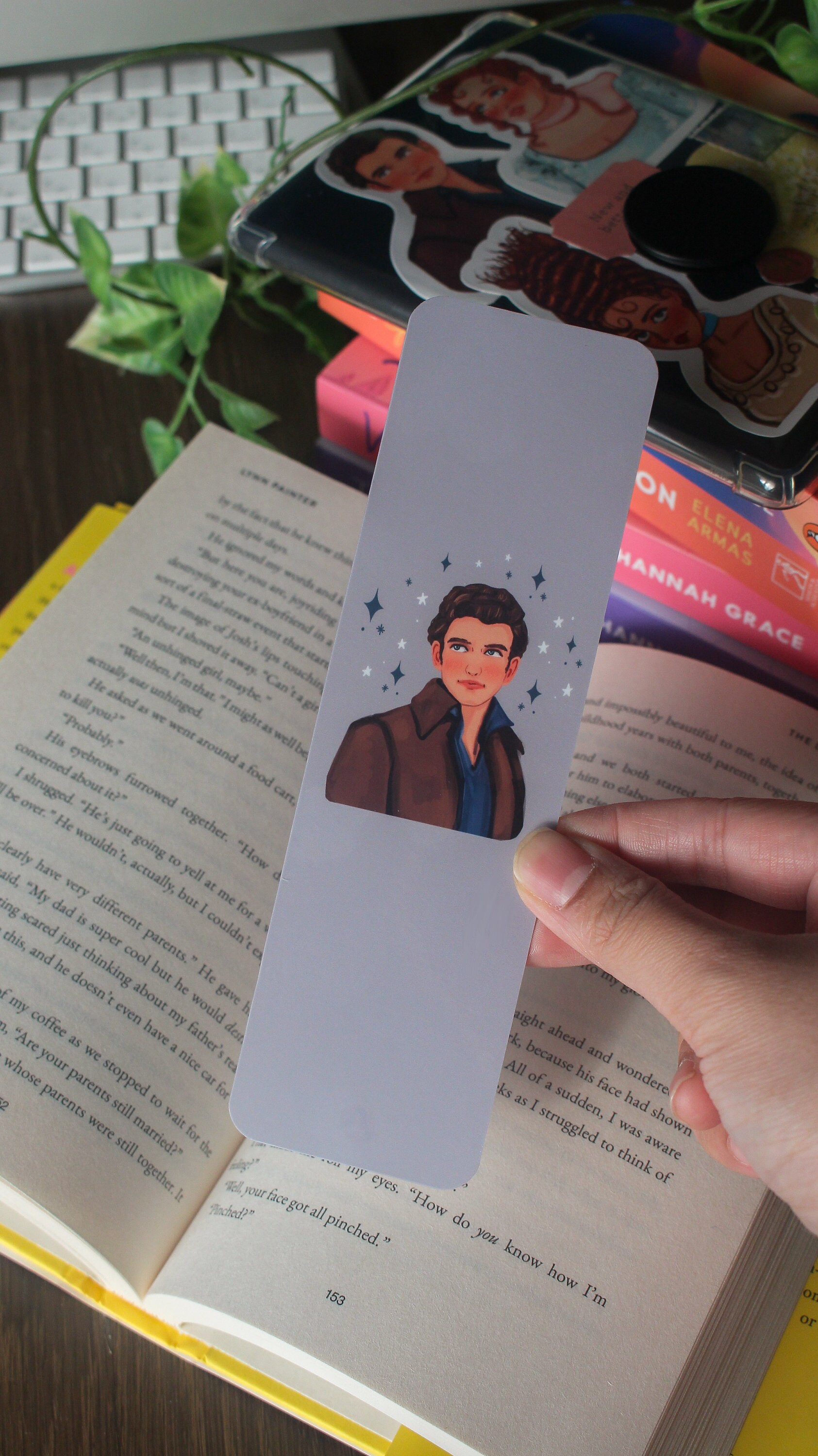 Bridgerton Penelope and Colin Fan Art Laminated Bookmarks, Bridgerton ...