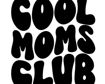 Cool Moms Club Decal