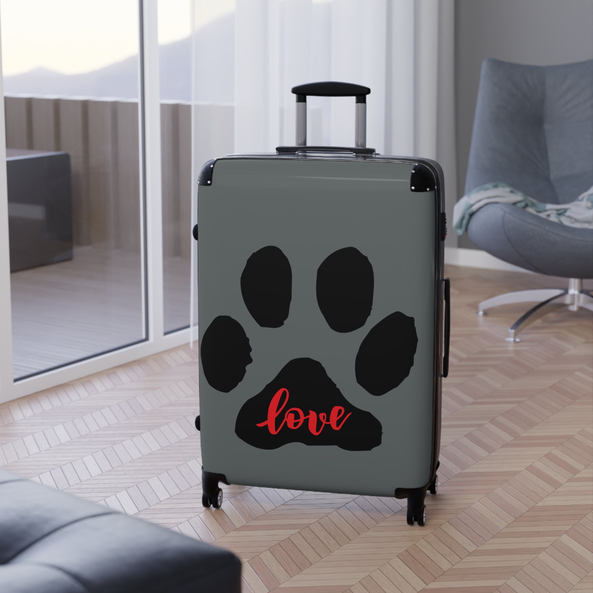 Suitcase, Travel, Luggage, Dog Mom, Dog Dad, Paw Print, Cat Mom, Cat Dad