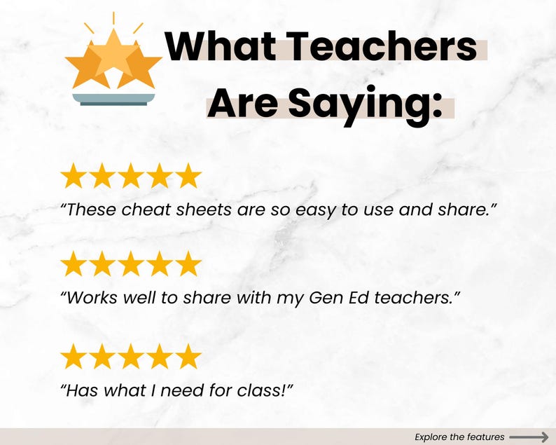 Student IEP/504 Accommodation Tracker Spreadsheet for Teacher | Google Sheets IEP Caseload Organization | Special Education Planner Template image 4