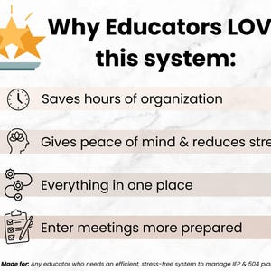 Student IEP Accommodation Tracker Teacher Spreadsheet | IEP 504 Tracker for Google Sheets | SPED Caseload Planner & Log for Organization image 9