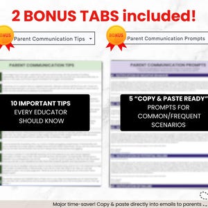 Digital Parent Communication Log for Teacher, Google Sheets Bookkeeping Template, Parent Call Log Spreadsheet Template, Planner for Teacher image 8