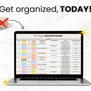 Student Behavior Tracker Spreadsheet for Classroom Teacher, Google ...