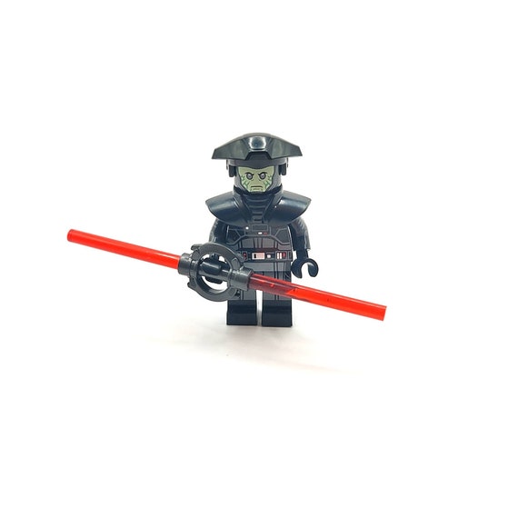 Star Wars Inquisitor Fifth Brother With Red Lightsaber Custom Minifigure Etsy