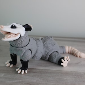 Articulating Opossum Fidget Toy, Desk Fidget toy