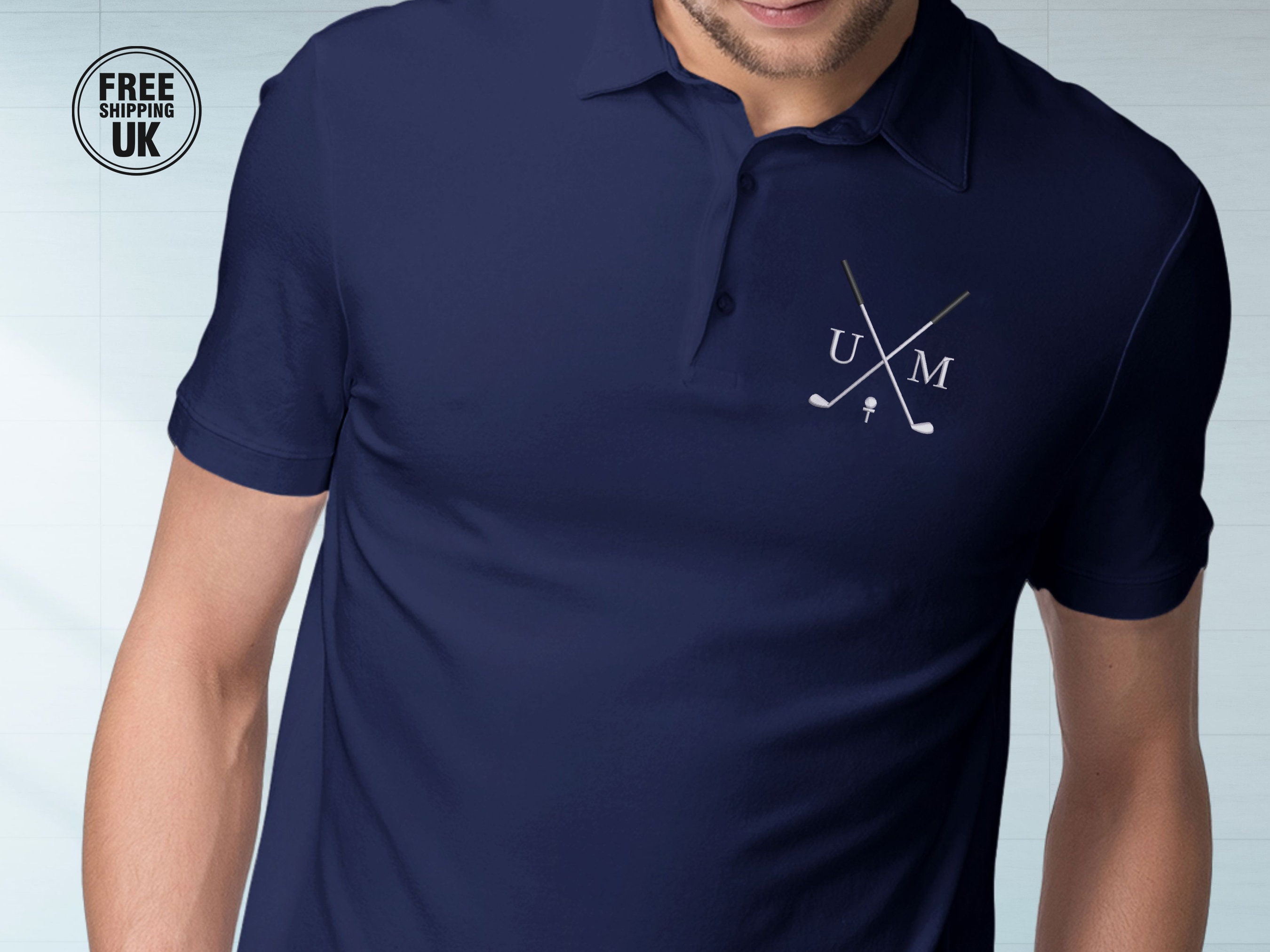 Embroidered Polo Shirt for Men's-customised Golf Monogrammed
