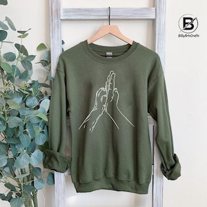 Paw and Hand Sweatshirt, Dog Mom Printed Sweatshirt, Dog Paw Animal Lovers Sweatshirt, Dog Owners Gifts, Mothers Day Gift for Dog Mom